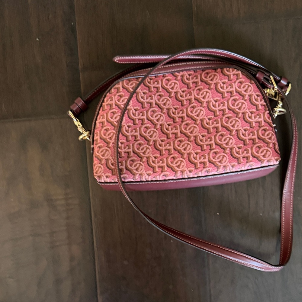 Coach Pink Embossed Crossbody Bag